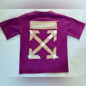 Off-White™ Tape Arrows Graphic T-Shirt – Magenta